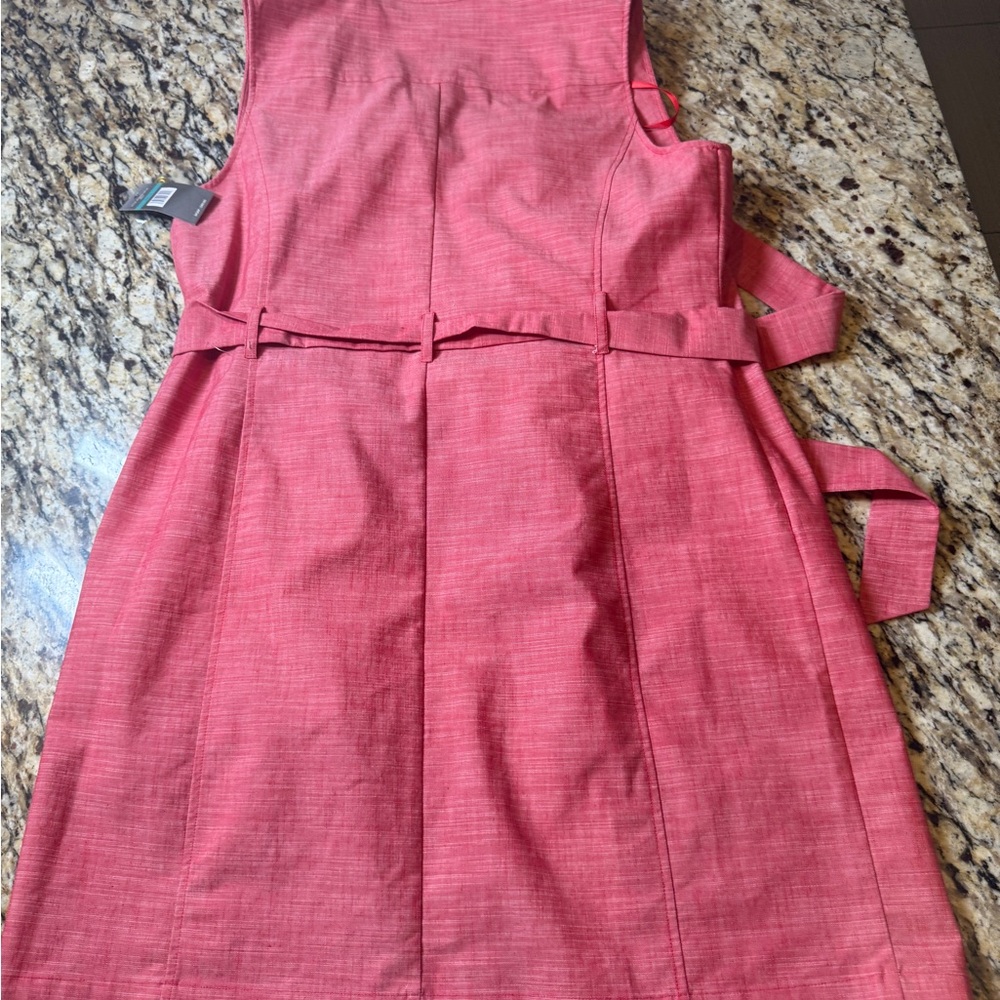 Sharagano Coral Sleeveless Dress - Picture 2 of 7